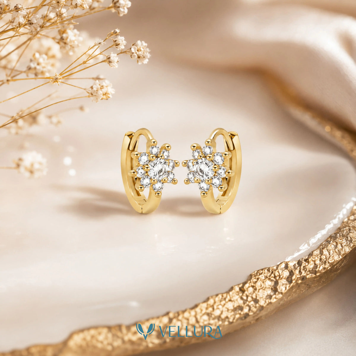 STAR Huggie Hoop Earrings