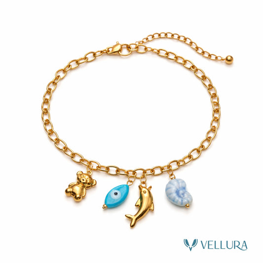 Gold Charm Bracelet – Charms