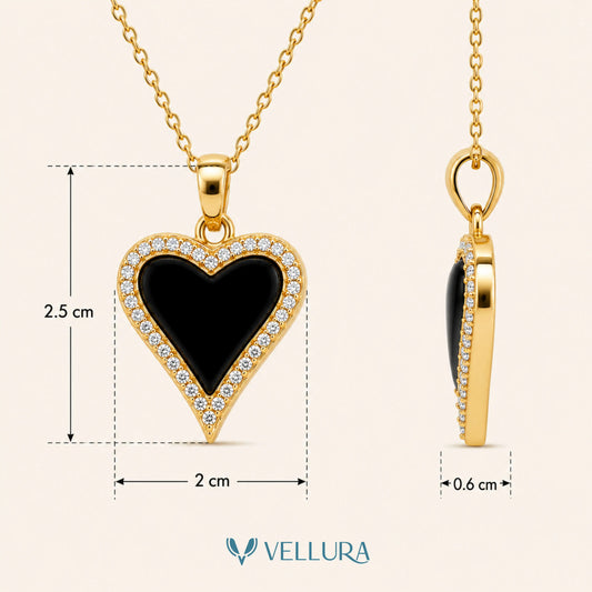 Black Heart Pendant