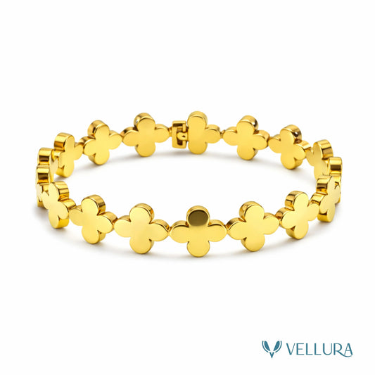 Gold Clover Bracelet