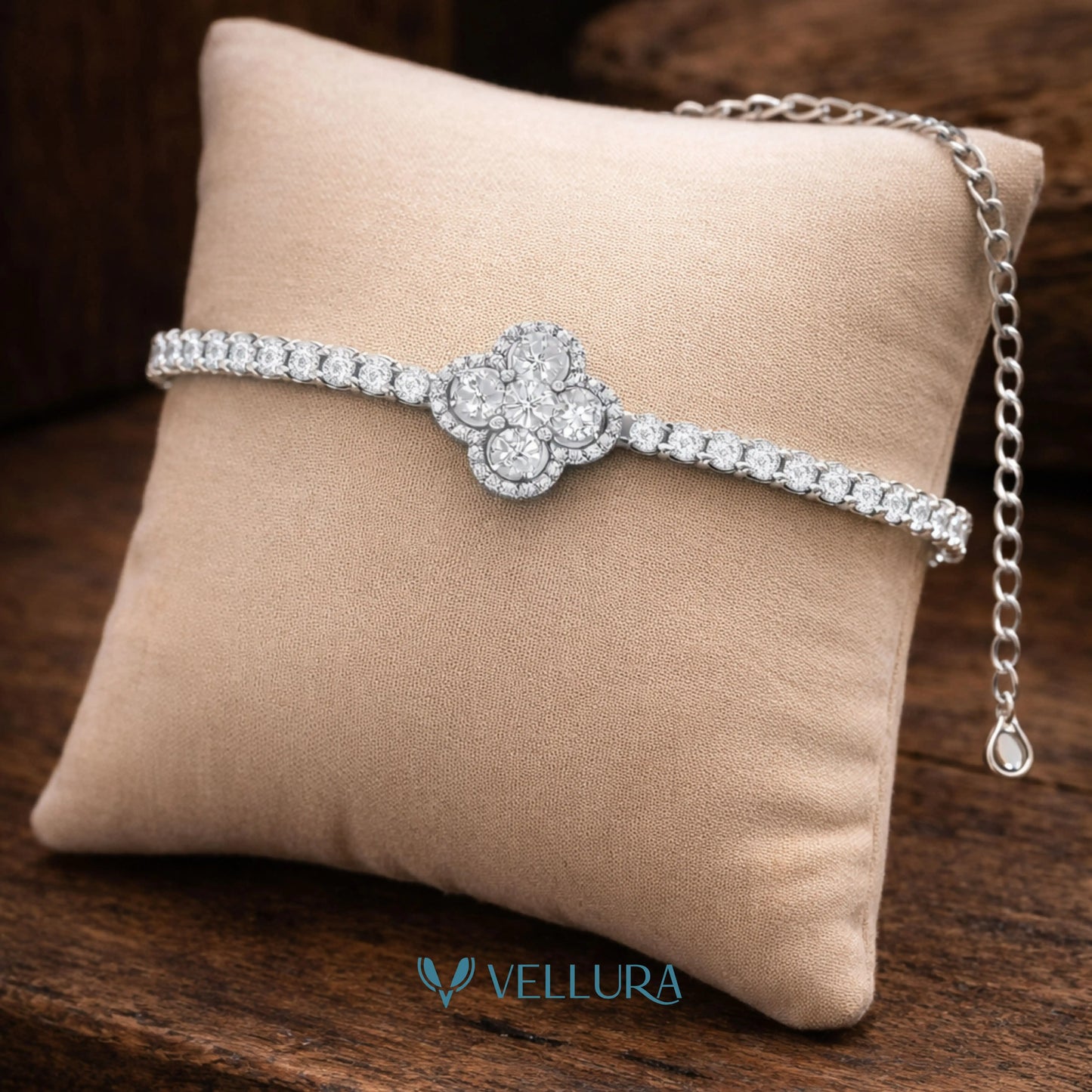Clover Tennis Bracelet