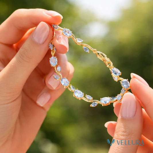 Tulip Bracelet-Sky