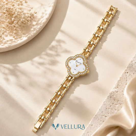 Clover Luxe Crystal Watch