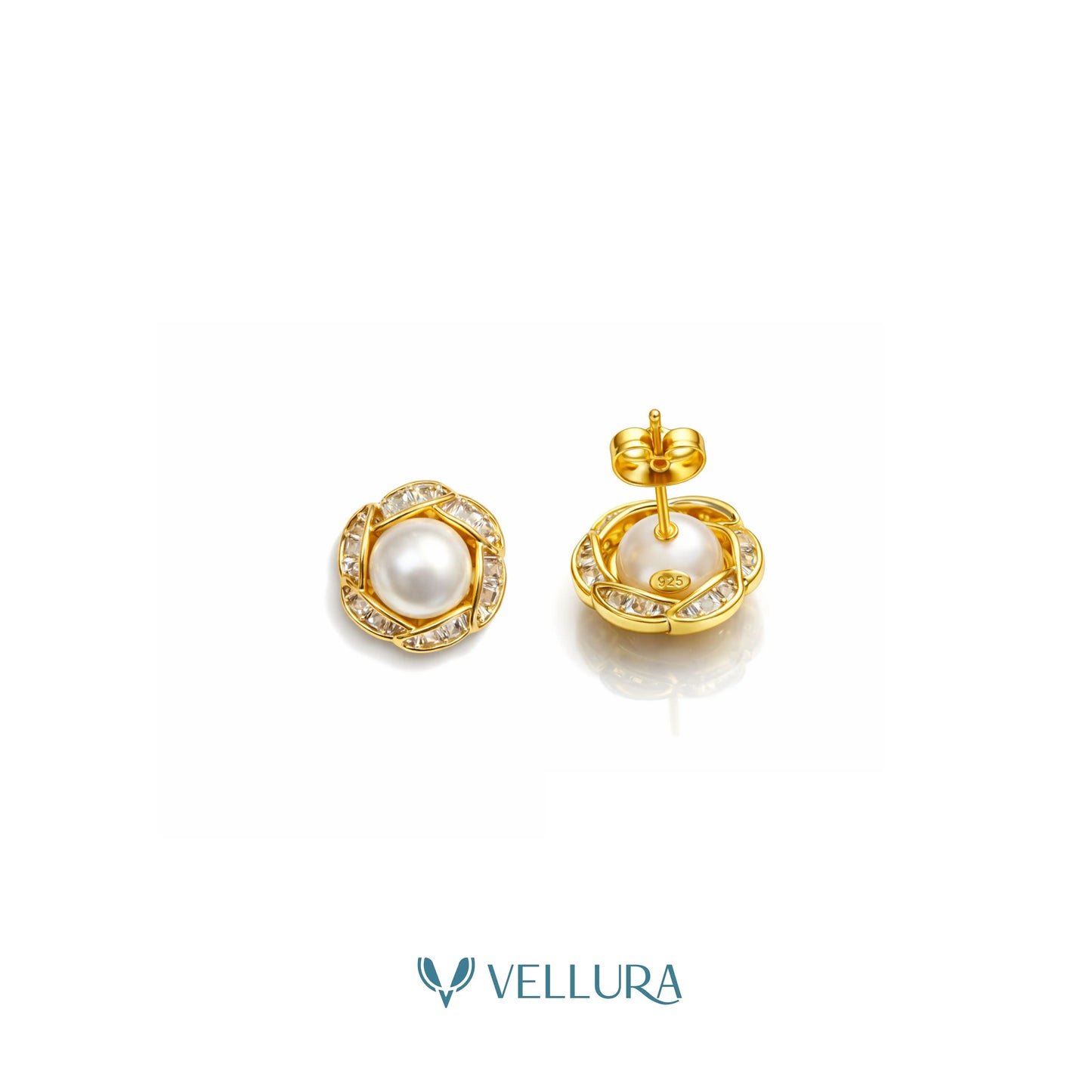 Pearl Stud Earrings