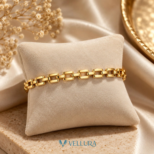 Gold Plated Chain Link Bracelet