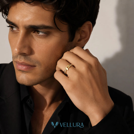 Crystal Hermes Ring