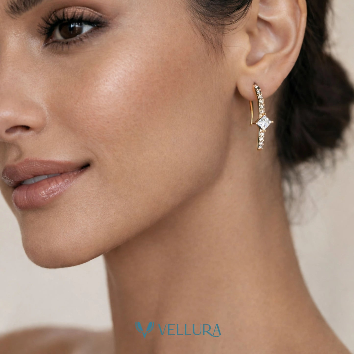 Drop Earrings - CZ Stones