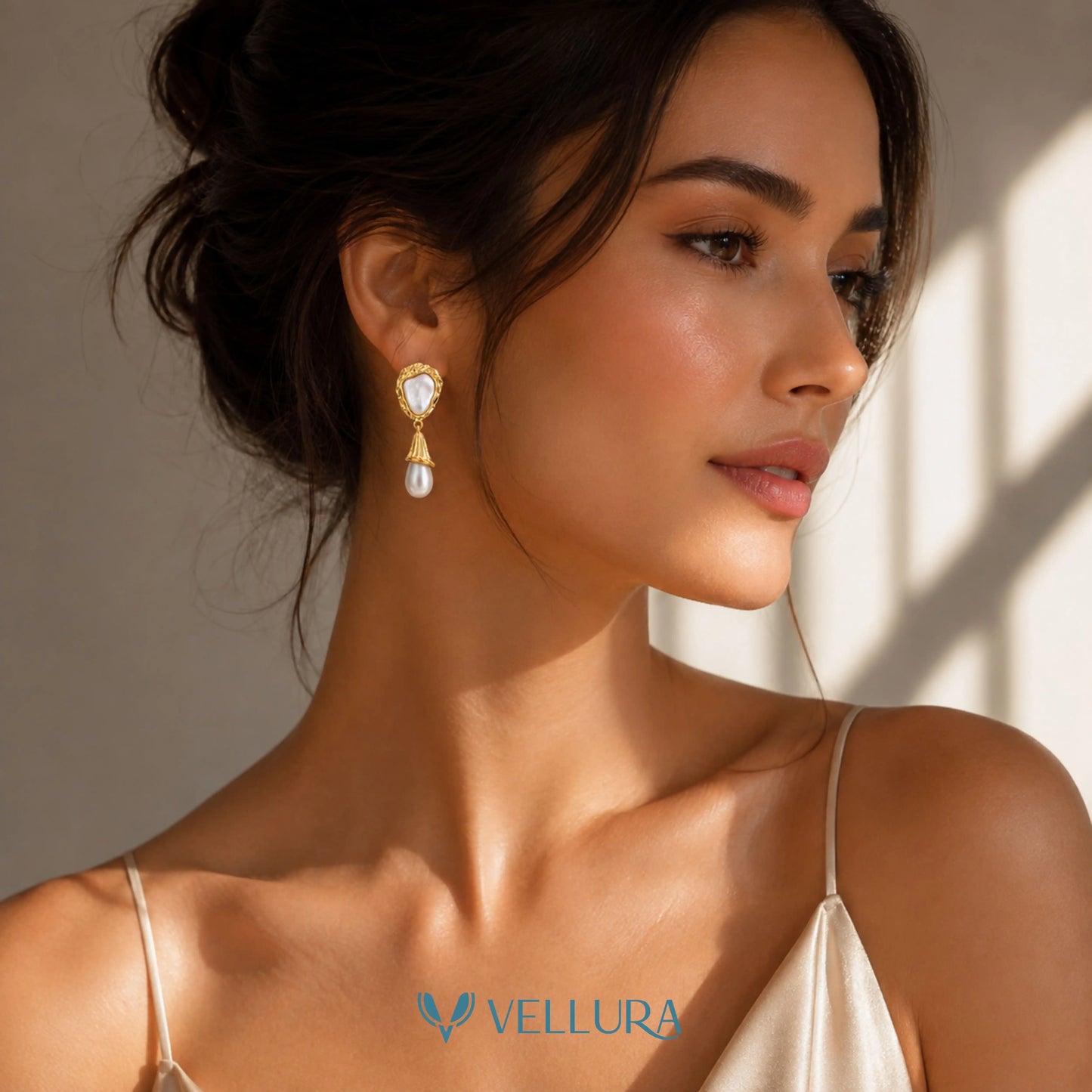 Baroque Pearl Drop Earrings