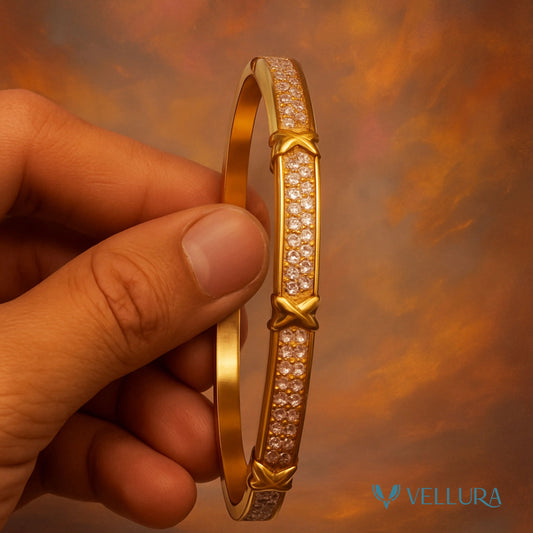 Crystal Gold Bracelet