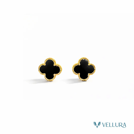 5 Motif's Van Cleef Inspired Multi colour Necklace Set with ring,earring,bracelet