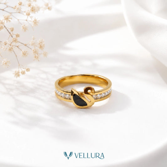 Swan Crystal Ring