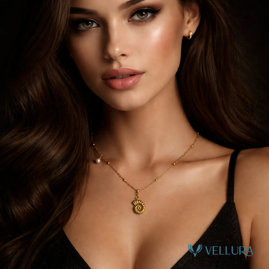 Shell Pendant with Pearl