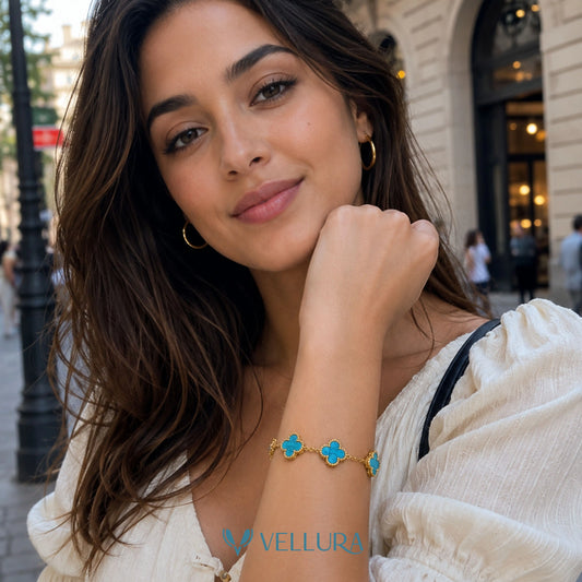 Turquoise Clover Bracelet