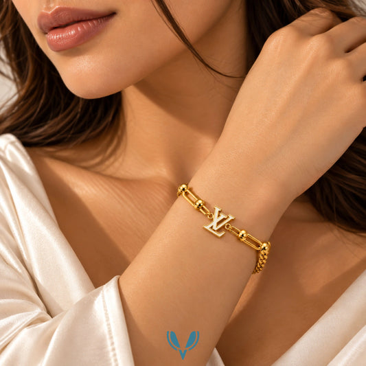 Monogram Link Chain Bracelet