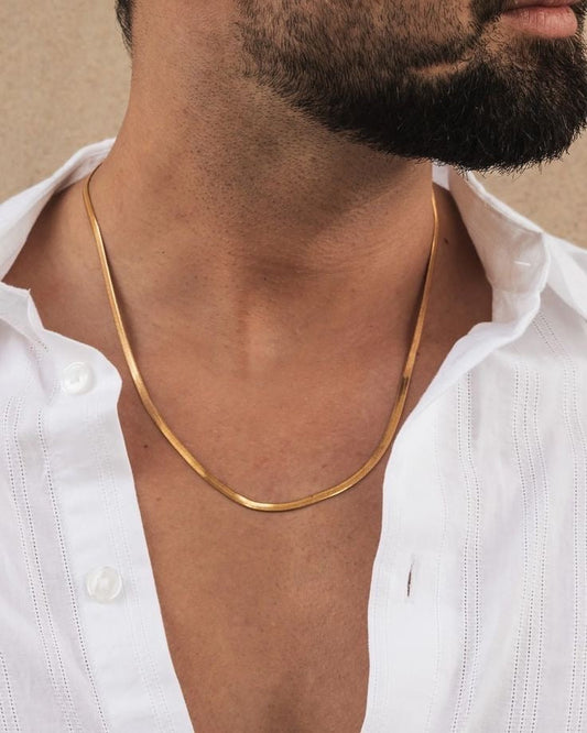 Unisex Snake Chain | 18K Gold Plated