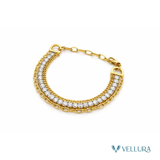 Crystal Tennis Chain Bracelet