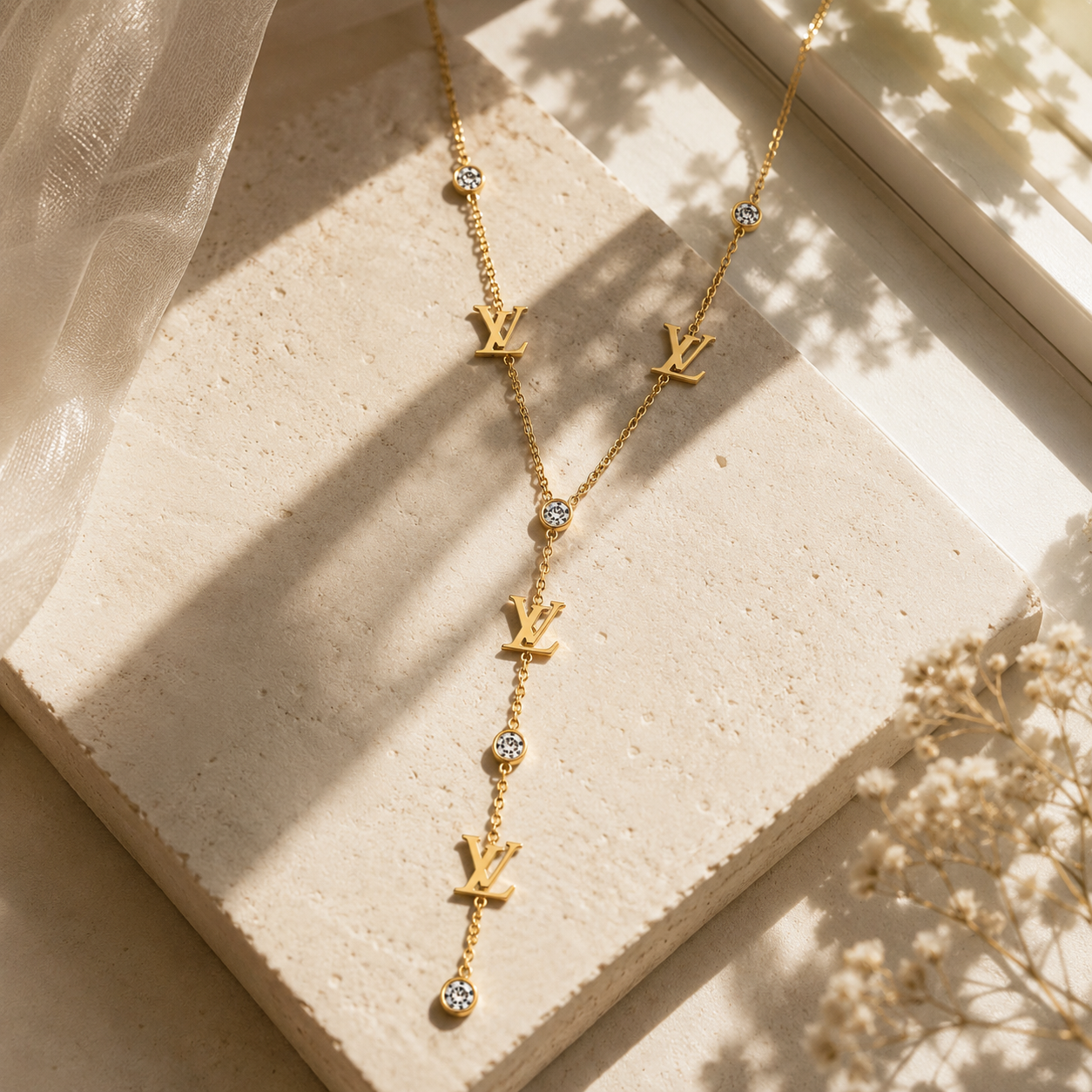 YSL Inspired Drop Necklace