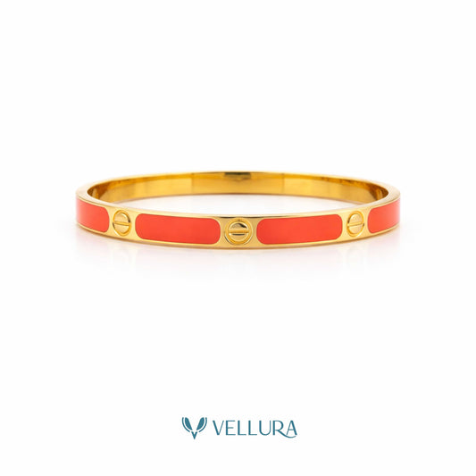 Cartier-Inspired Enamel Bracelet