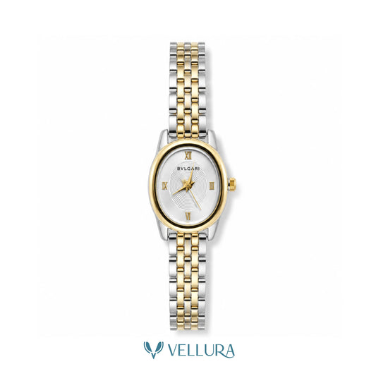 Elegant Dual Tone Watch-Bvalgari Insipred