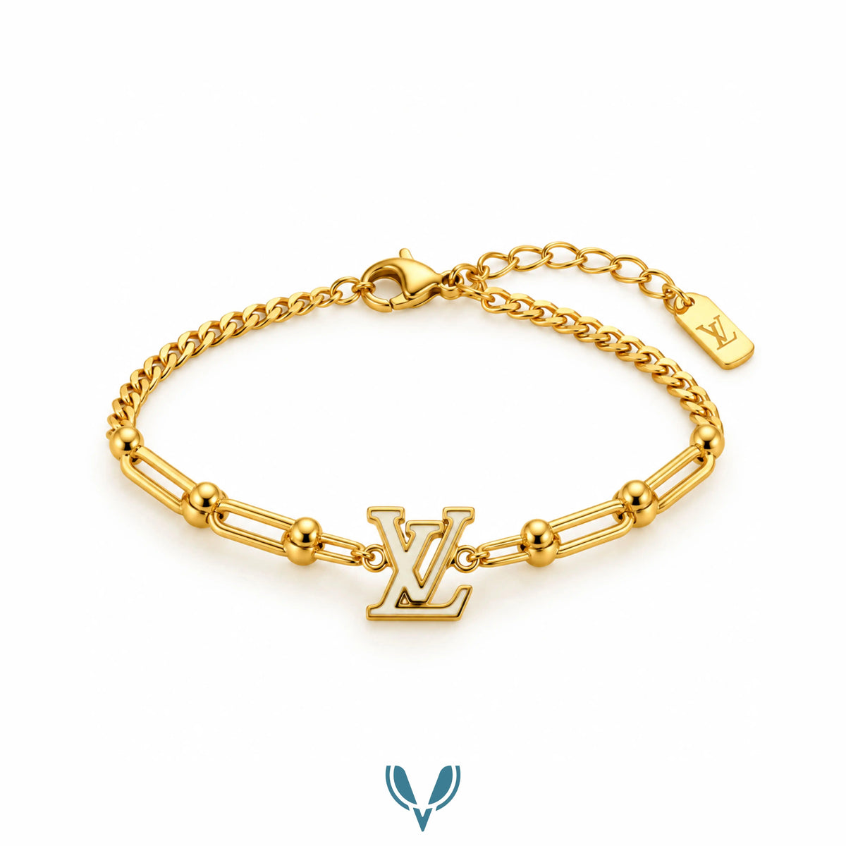 Monogram Link Chain Bracelet