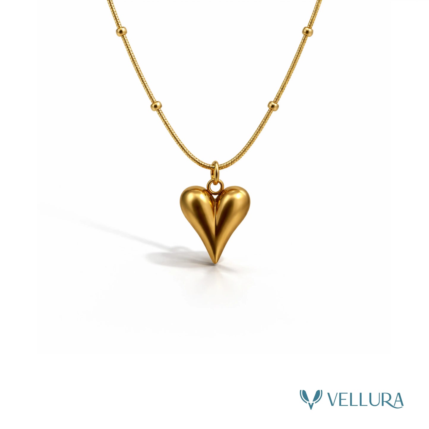 Minimal Gold Heart Necklace