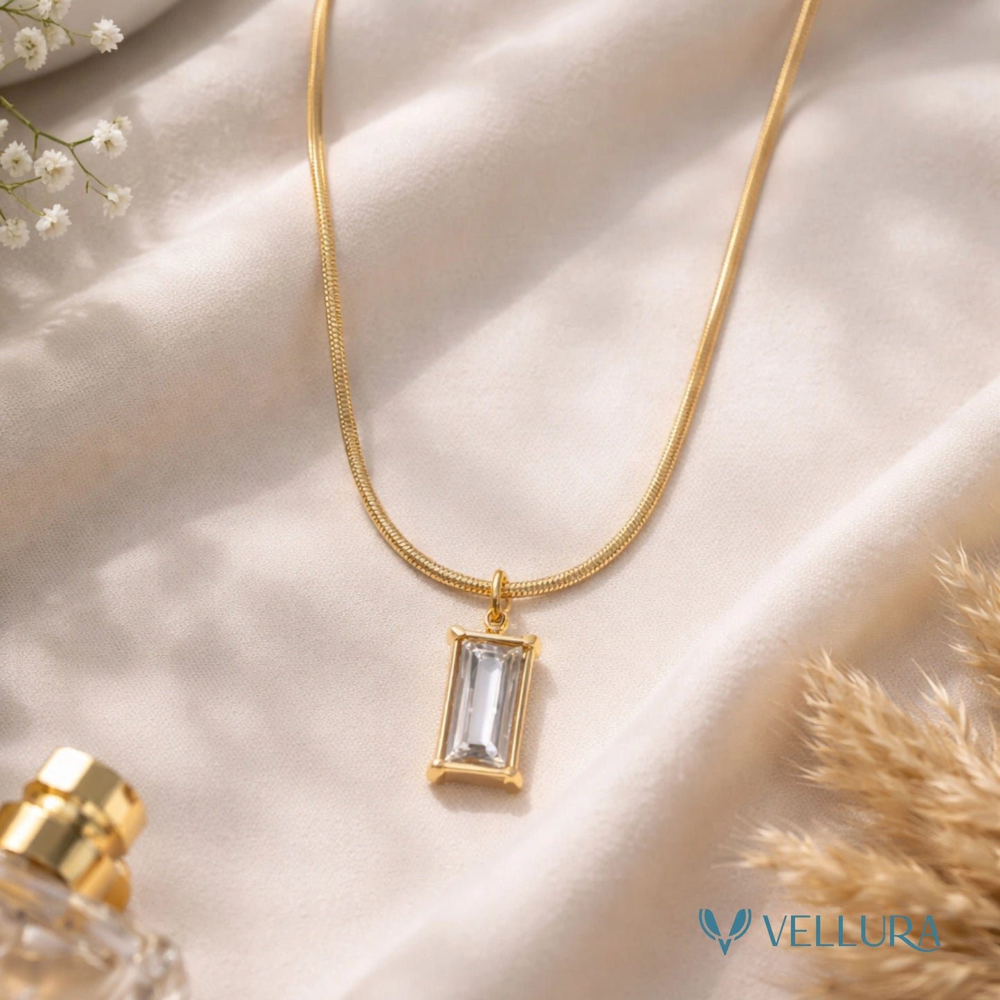 White Crystal Pendant