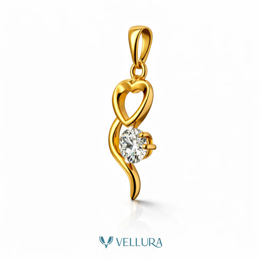 Love Necklace with Swarovski Stone