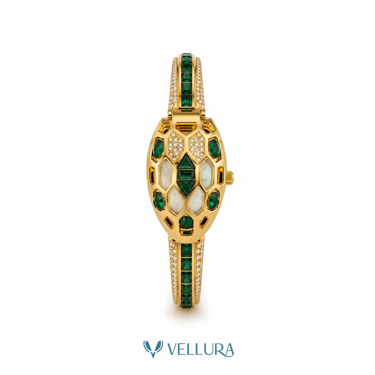 Emerald Serpenti Luxe Watch