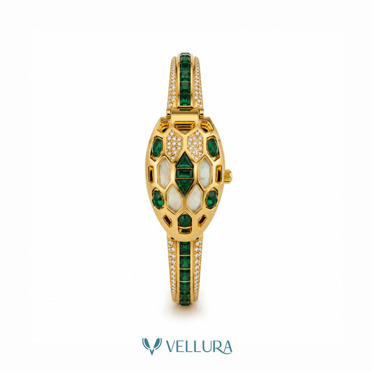 Emerald Serpenti Luxe Watch