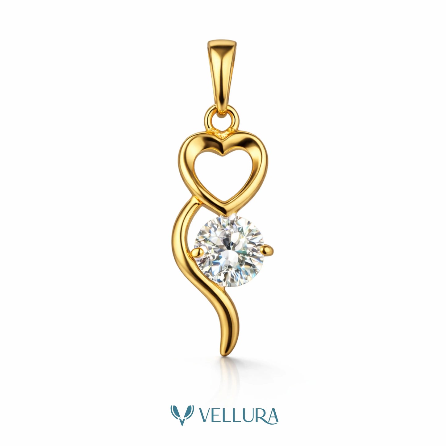 Love Necklace with Swarovski Stone