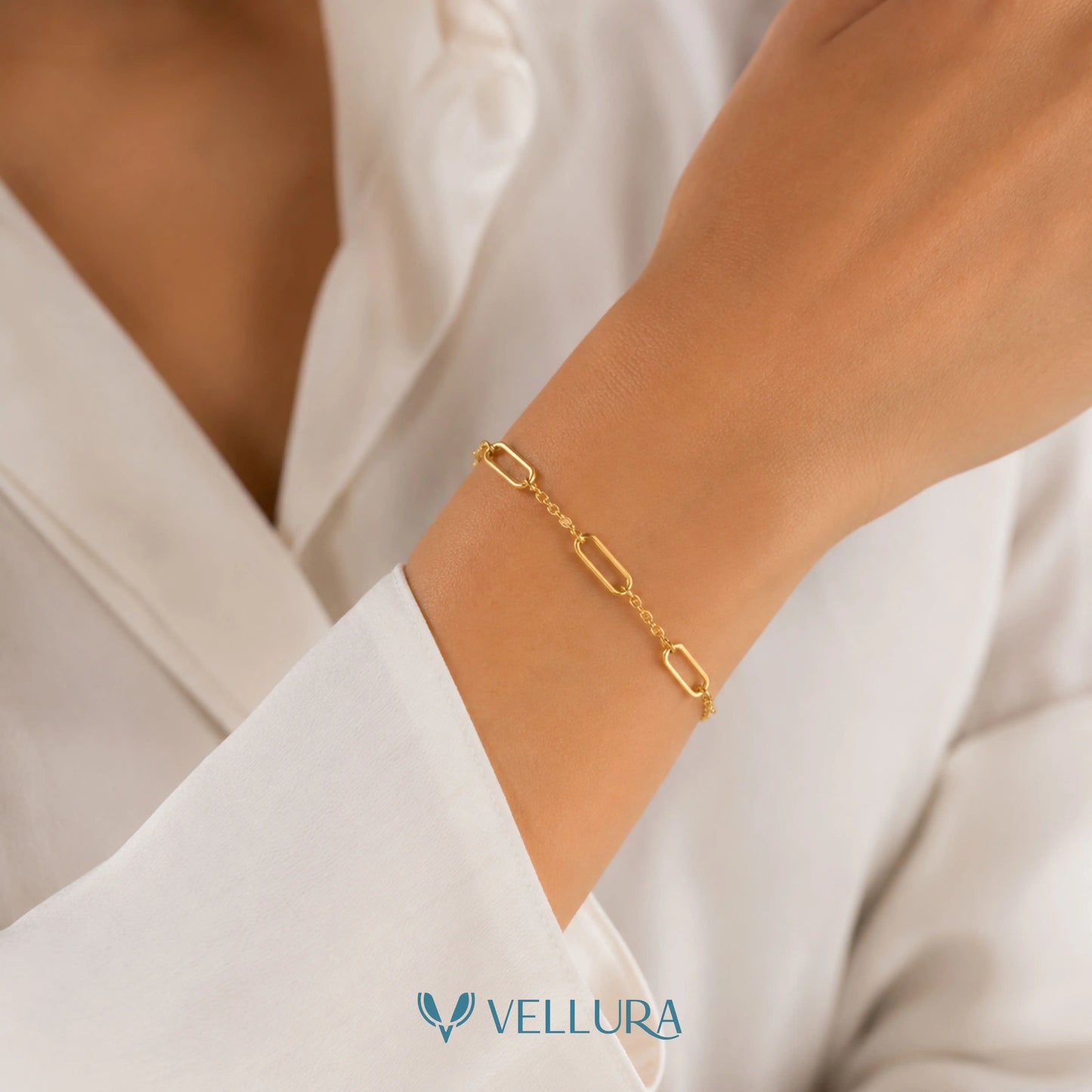 Paperclip Chain Bracelet