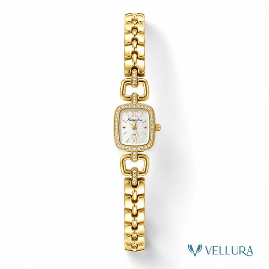 Crystal Gold Watch