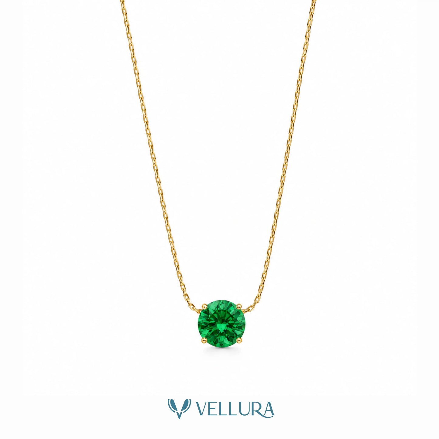 Solitaire Pendant Necklace