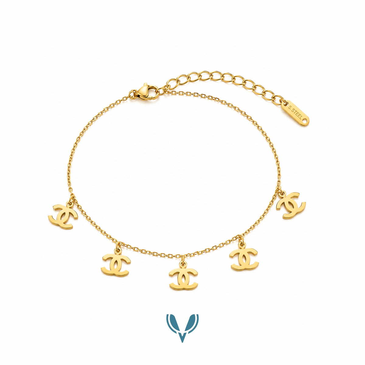 CC' Inspired Layer Bracelet