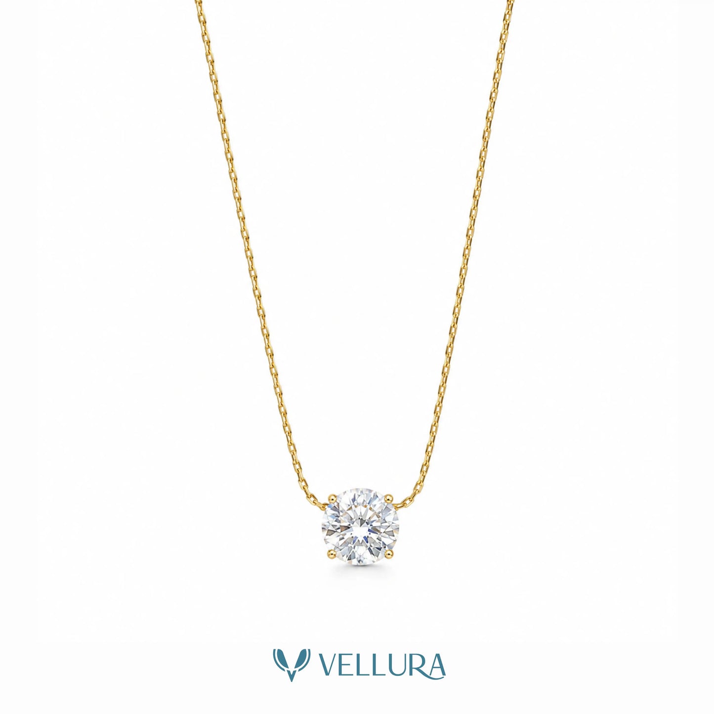Solitaire Pendant Necklace