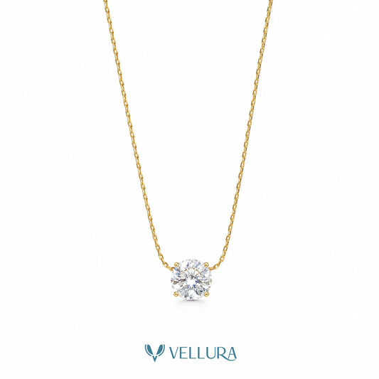 Solitaire Pendant Necklace