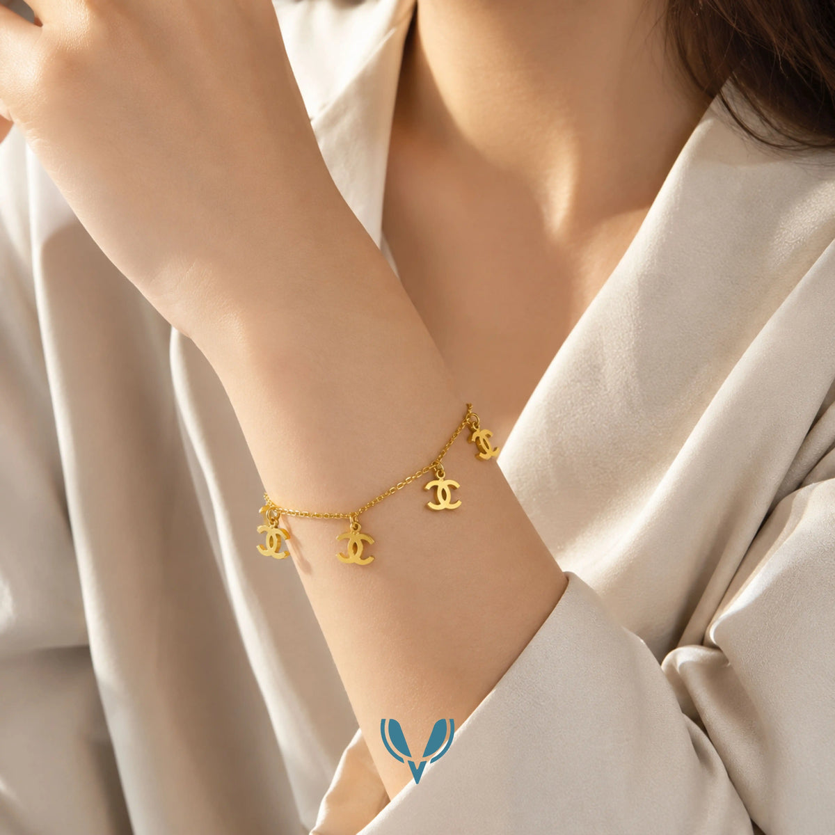 CC' Inspired Layer Bracelet