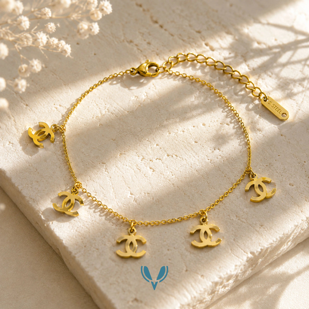 CC' Inspired Layer Bracelet