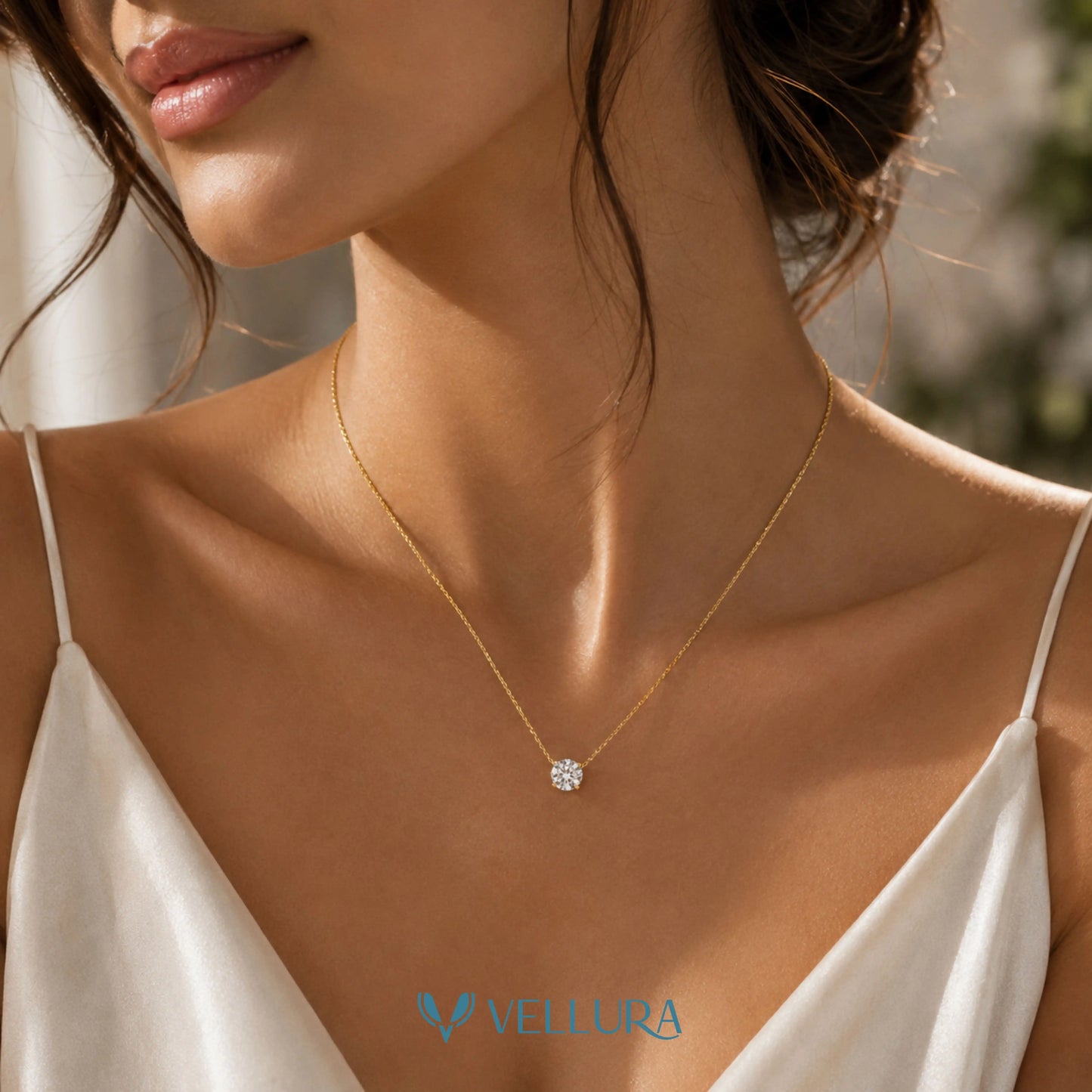 Solitaire Pendant Necklace