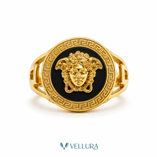 Medusa Inspired Gold Ring