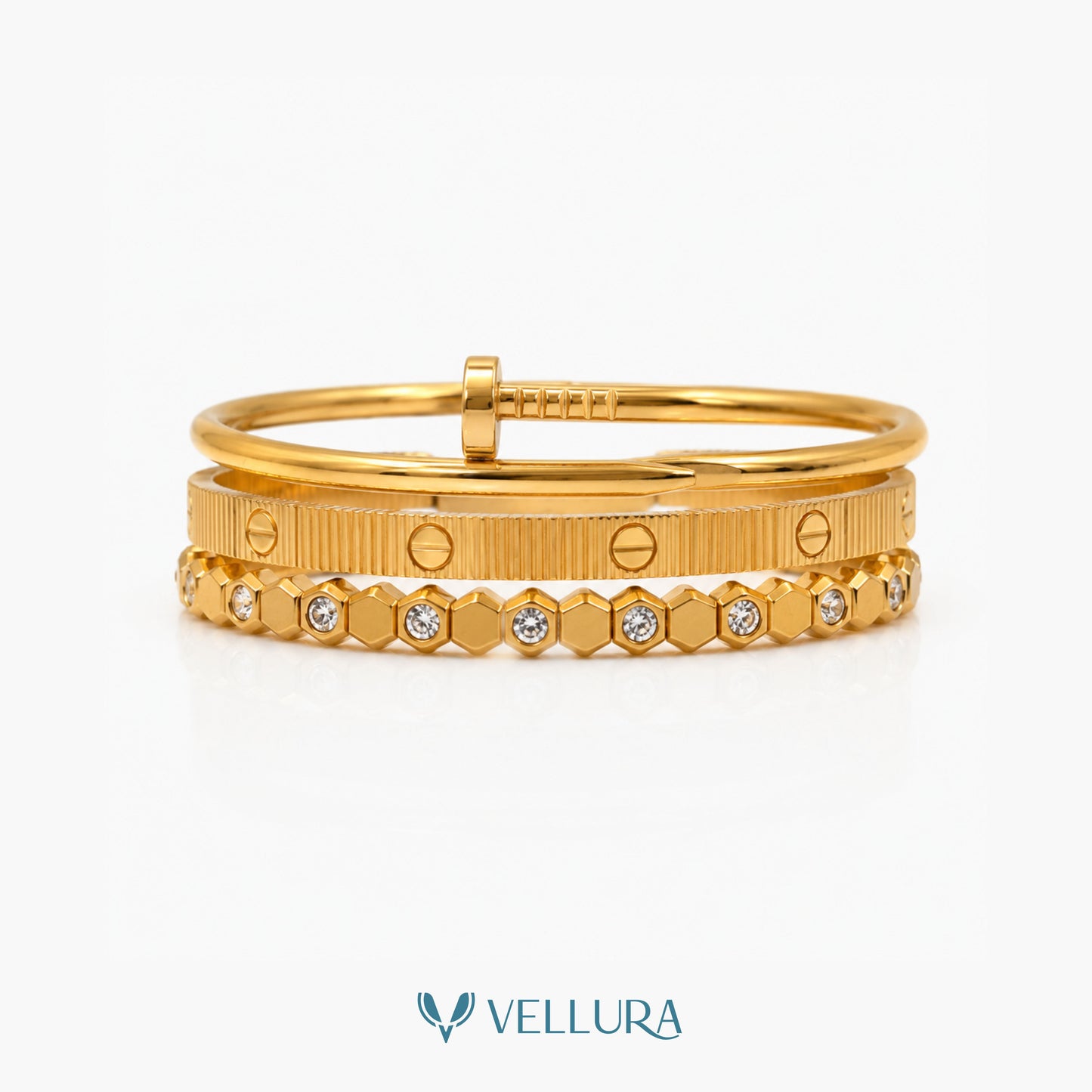 Gold Bracelet Stack