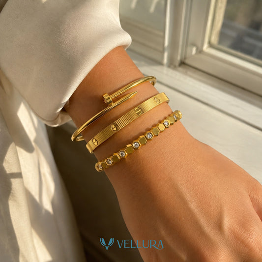 Gold Bracelet Stack