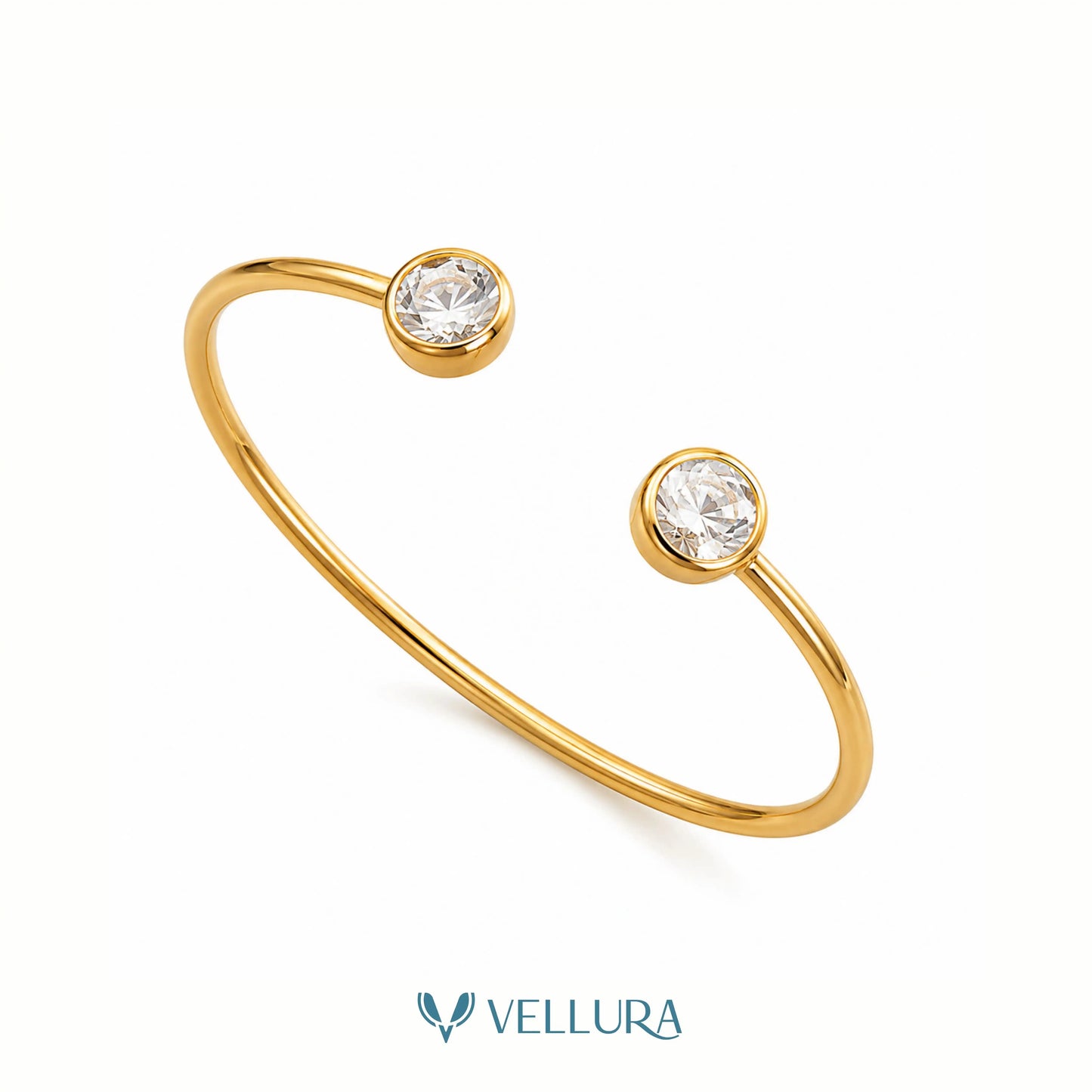 Crystal Open Cuff Bracelet