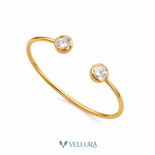 Crystal Open Cuff Bracelet