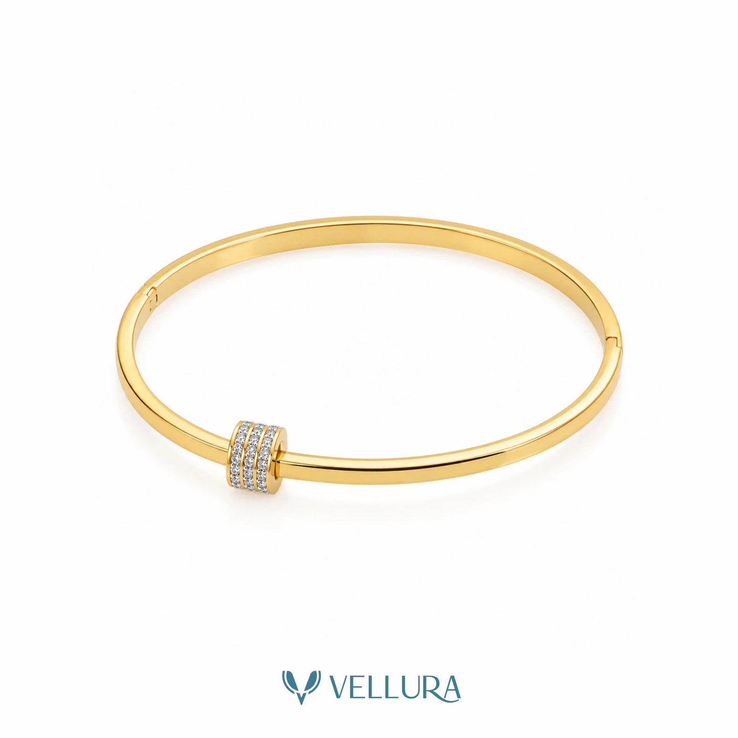 Minimalist CZ Gold Bracelet