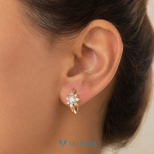 STAR  Huggie Hoop Earrings