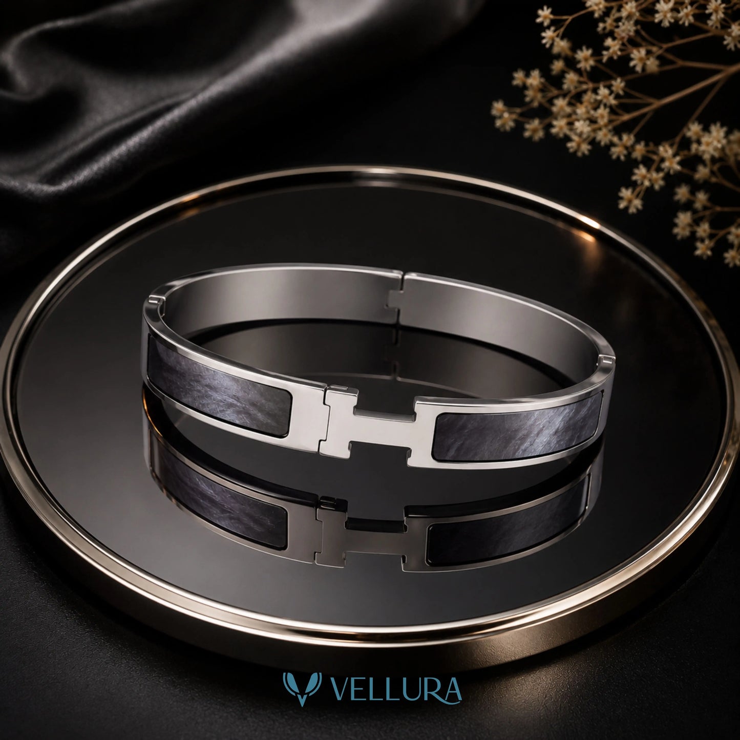 HERMES INSPIRED- Designer Cuff Bracelet