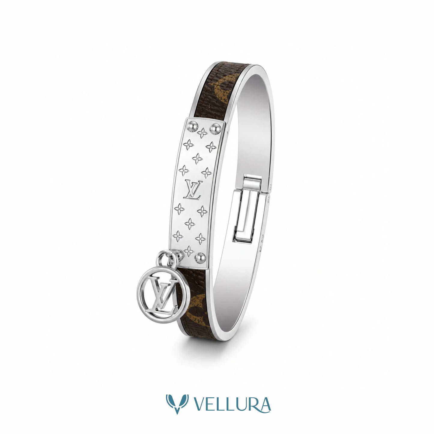 LV INSPIRED-Charm Cuff Bracelet