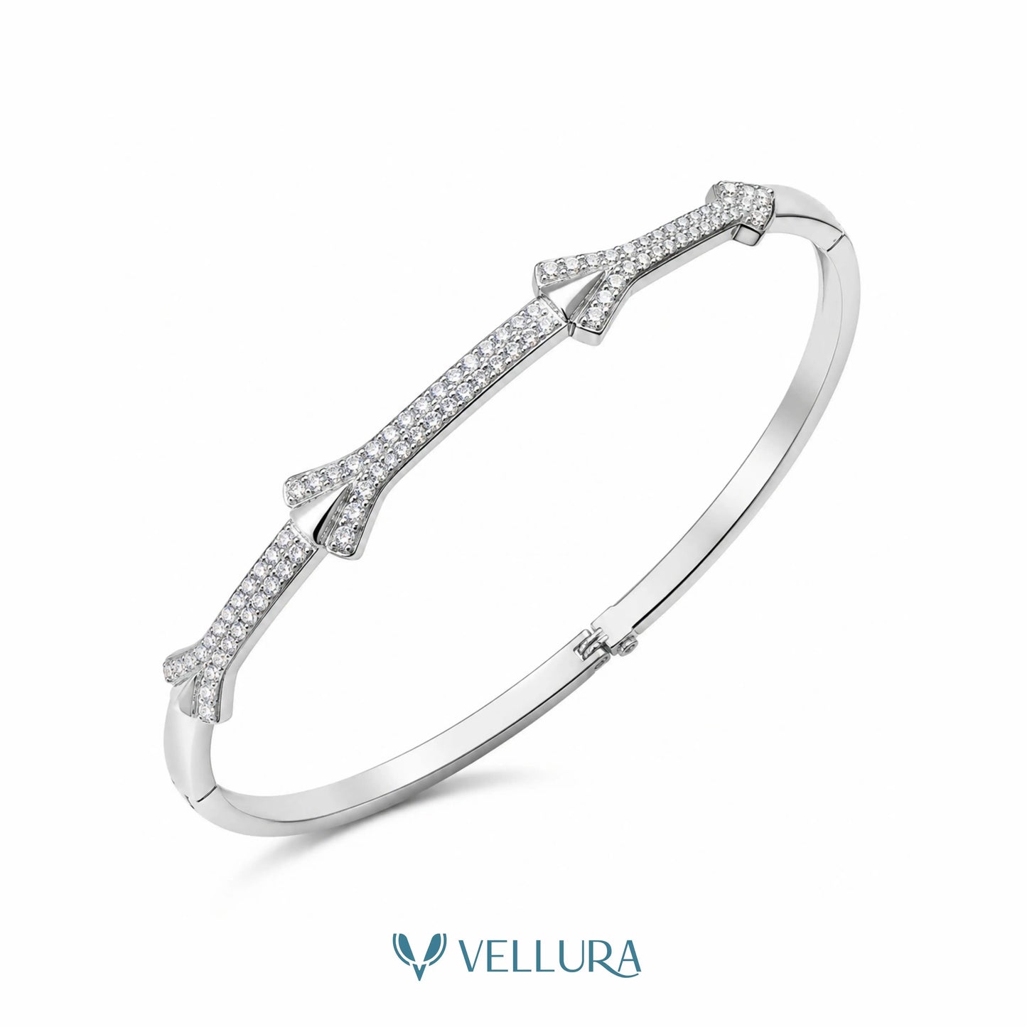 Silver Studded Arrow Bracelet