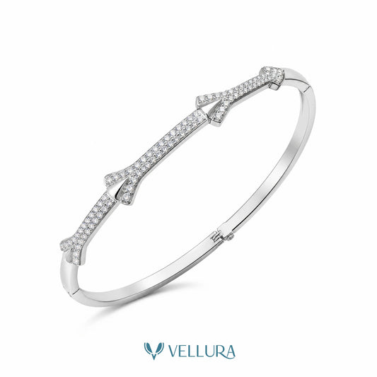 Silver Studded Arrow Bracelet